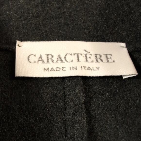 Caractere Forest Green Wool Jacket, Snap Closures, size 8, made in Italy - Picture 4 of 9